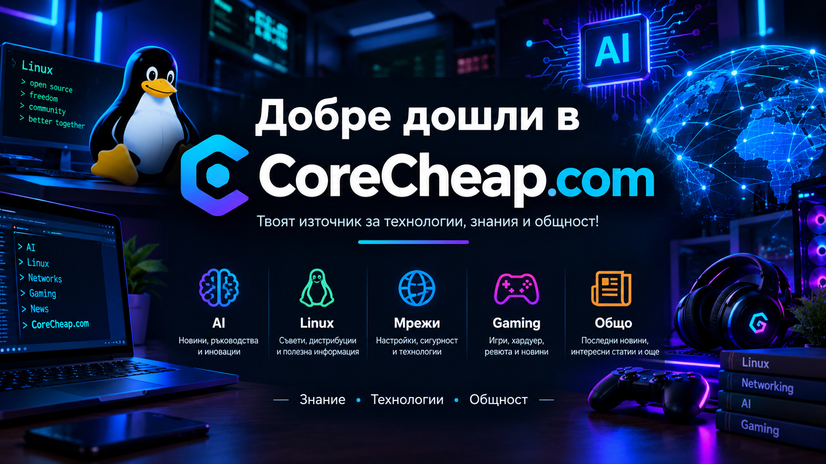 Добре дошли в CoreCheap